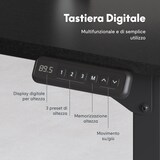 FlexiSpot Scrivania regolabile a 4 gambe E1Q con motore singolo